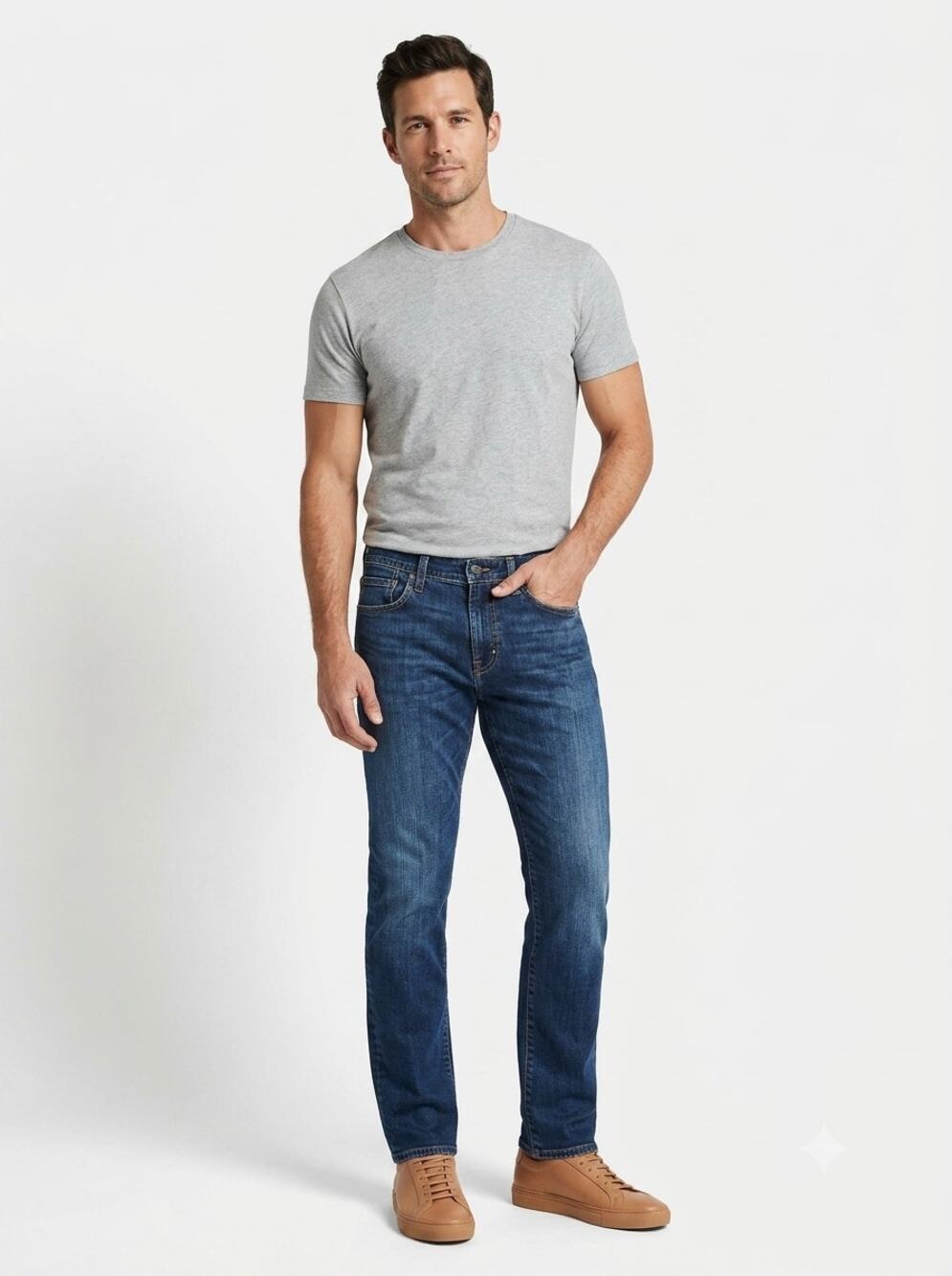 Adriano Goldschmied Graduate Jeans Mens 40x32 Blue Stretch Denim Tailored Leg